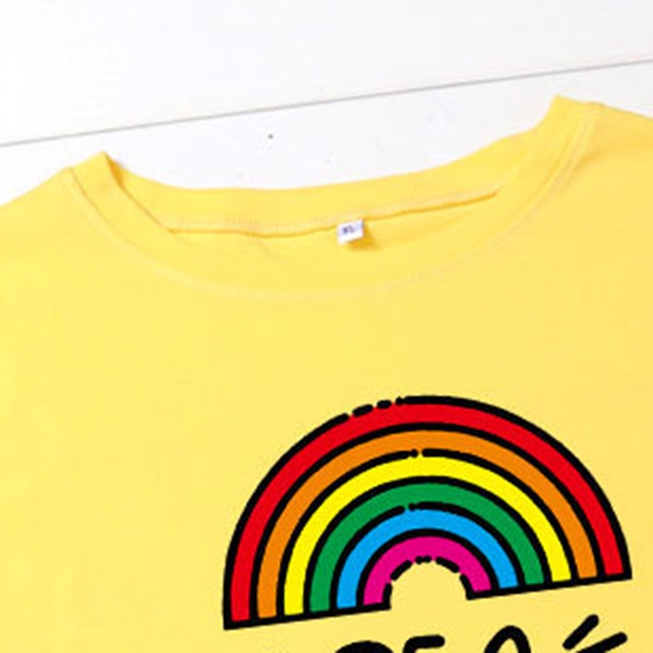 Pretty Rainbow Printed Short-sleeve Tee