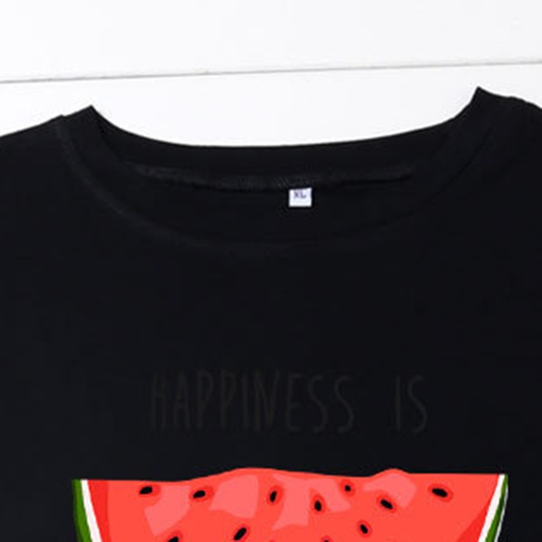 Pretty Watermelon Printed Short-sleeve Tee