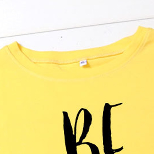 Pretty BE KIND Letter Printed Tee